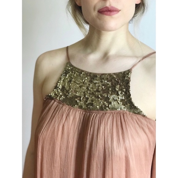 Sequined Silk Flapper Style Dress - Picture 7 of 7